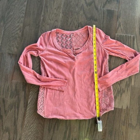 Free People Knit Top with Open Patchwork Back - Picture 16 of 16